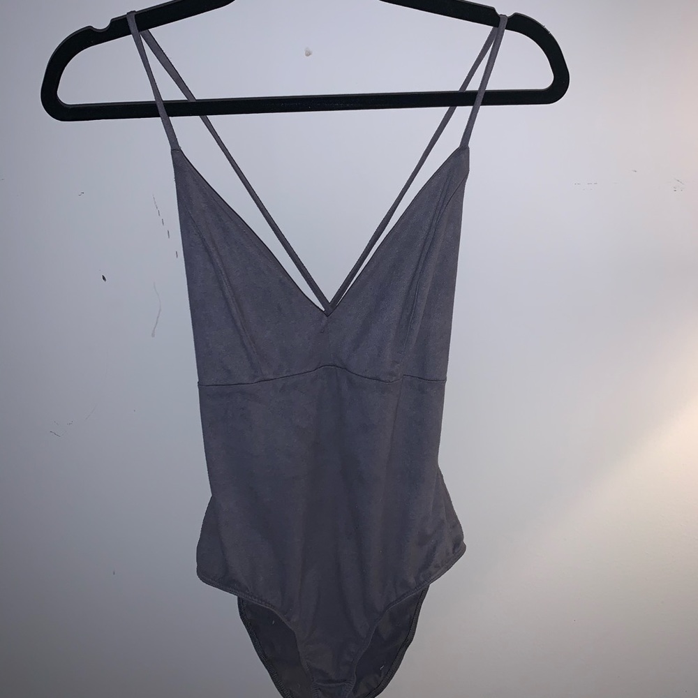 Grey Tank Bodysuit